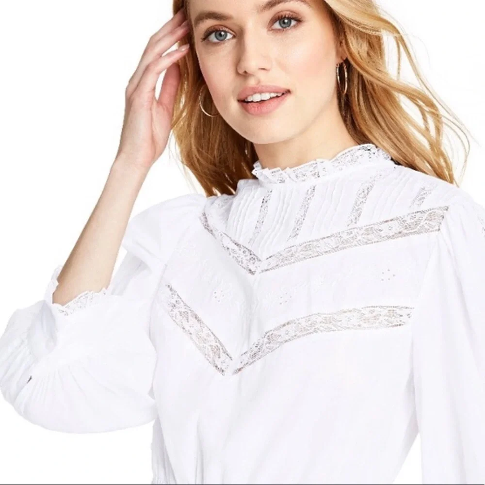 LoveShackFancy Talulah Pintuck Yoke Dress - Picture 4 of 6